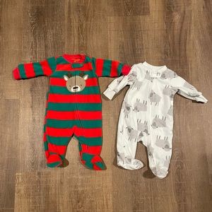 Newborn Carters Footies Pajamas